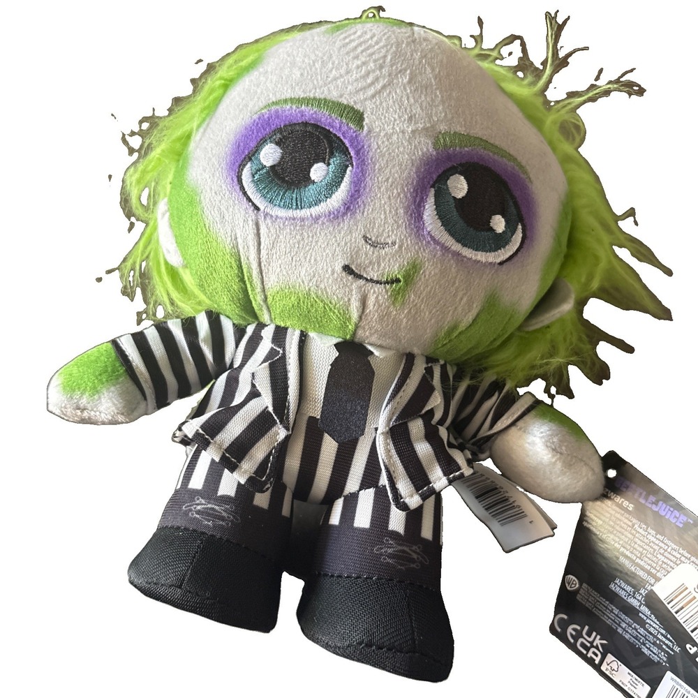 Beetlejuice Warner Brother 8 Inch Tall Small Soft Huggable Plush
